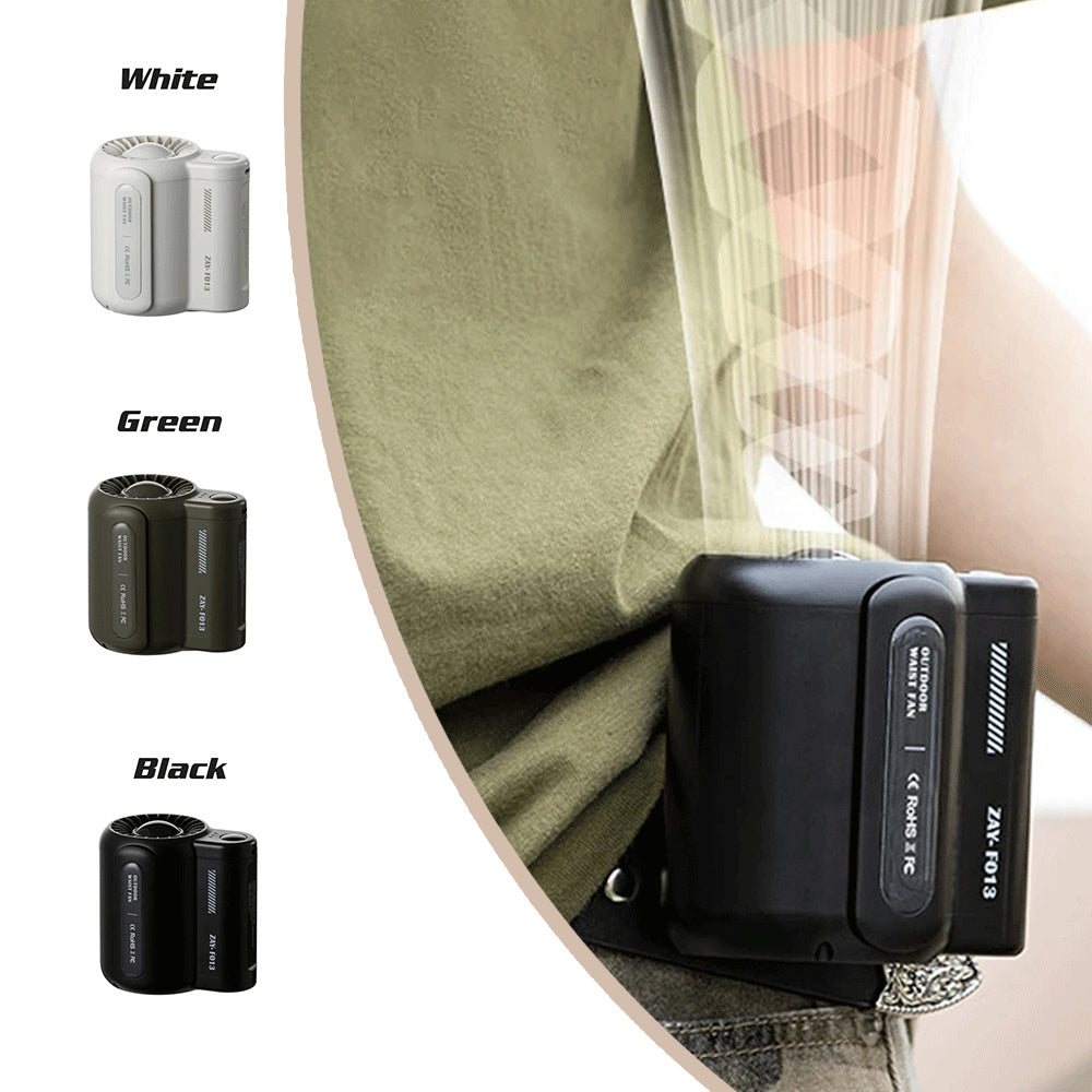 USB Rechargeable Outdoor Mini Air Fan – Powerful & Portable