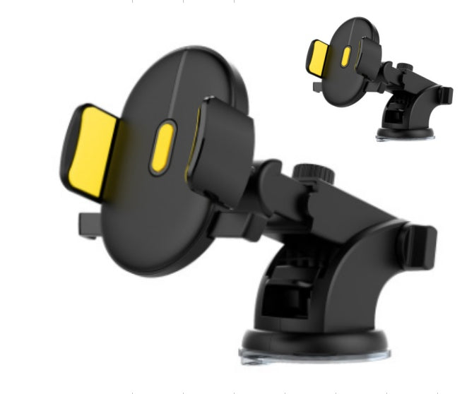Telescopic Long Arm Car Phone Holder – Dashboard Suction Mount